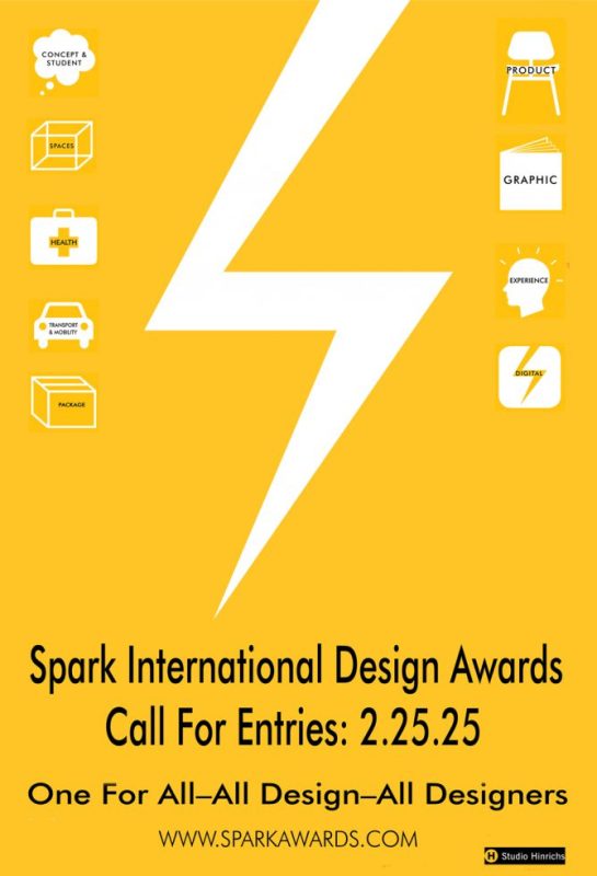2025 美国星火国际设计奖 Spark Design Awards-掌上艺赛-全球设计大赛及作品征集网站!发布标志logo征集、工业大赛、包装大赛、文创大赛、旅游商品大赛、吉祥物征集、建筑大赛、服装大赛、广告语征集、歌曲征集、征文征名、摄影大赛、书法大赛资讯征集平台