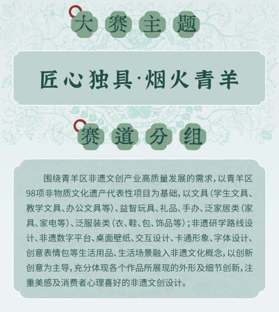 图片[3]-2025成都百万职工技能大赛青羊区非遗文创设计比赛
